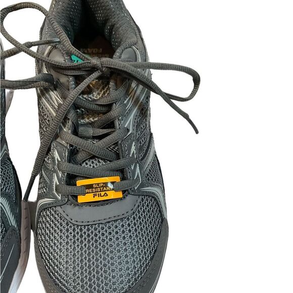 Women's Fila Slip Resistant Composite Toe CoolMax Mem. Foam Shoes Size US 8.5 - Picture 3 of 16